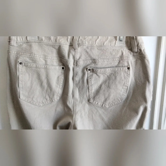 Chicos So Slimming Womens Sz 1 (in us 8-M ) Ankle Beige Stretchy Jeans - Picture 10 of 11